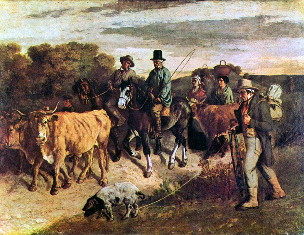 Farmers of Flagey on the Return From the Market